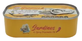[8993297000155] OMEGA 3 SARDINES SPICY 125G