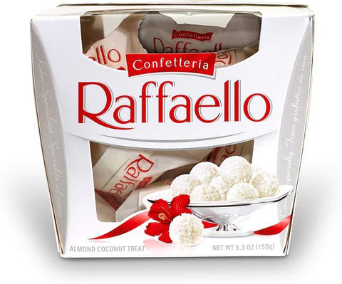 [8000500023976] RAFFAELLO CHOCOLATE WITH ALMOND 150G 