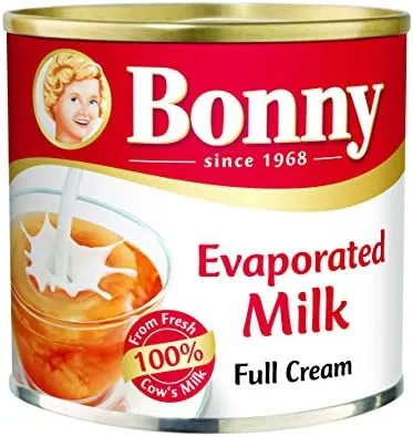 [7616100108213] BONNY EVAPORATED MILK FULL CREAM 170G