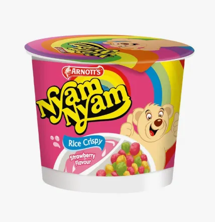 [8994755020241] NYAM NYAM RICE CRISPY STRAWBERRY 18G