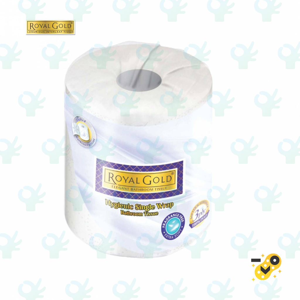 [9556113206545]  ROYAL GOLD BATHROOM TISSUE 1 ROLL 