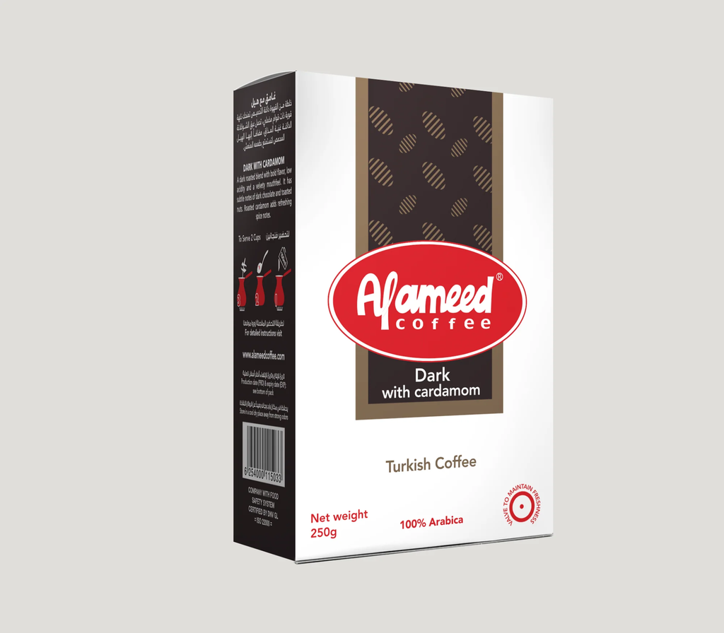 [6254000115033] ALAMEED COFFEE DARK W.CARDAMOM 250G 