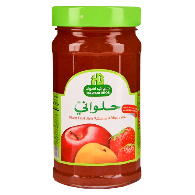 [6281041229610] HALWANI BROS MIX FRUITS JAM 400G 