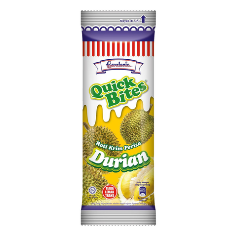 [9556231150102] GARDENIA QUICK BITWS DURIAN 50G