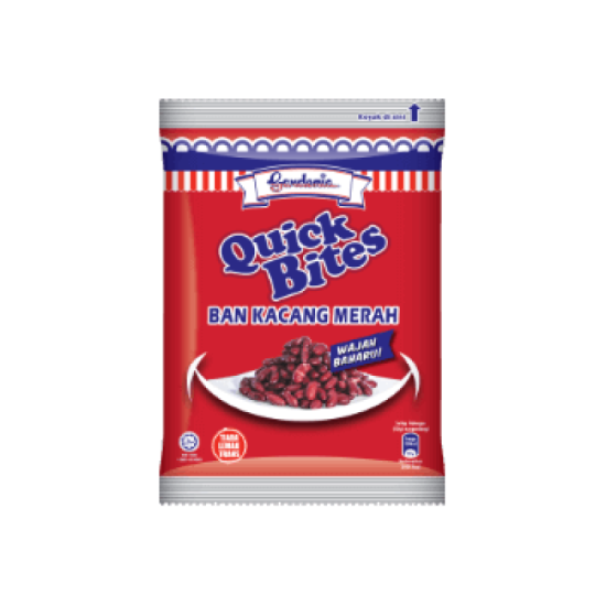 [9556231120211] GARDENIA QUICK BITES RED BEAN 50G
