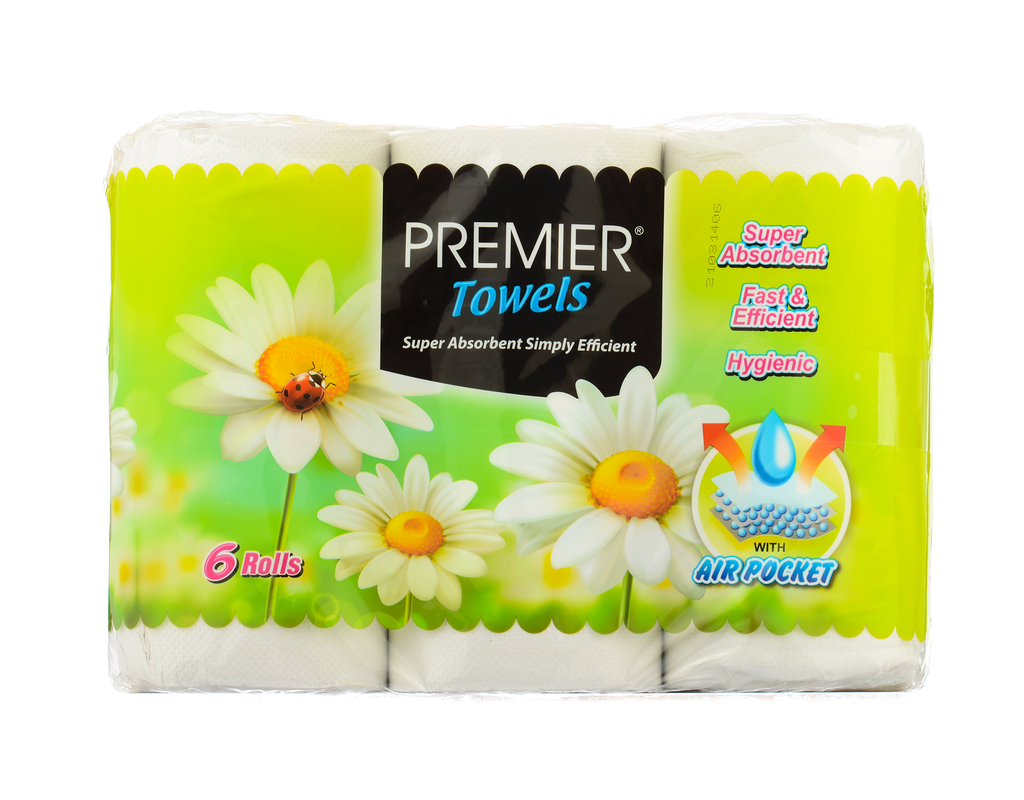 [9556113000310] PREMIER TOWELS 6 ROLLS