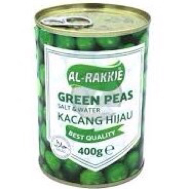 [6807175540850] RAKKIE GREEN PEAS 400G