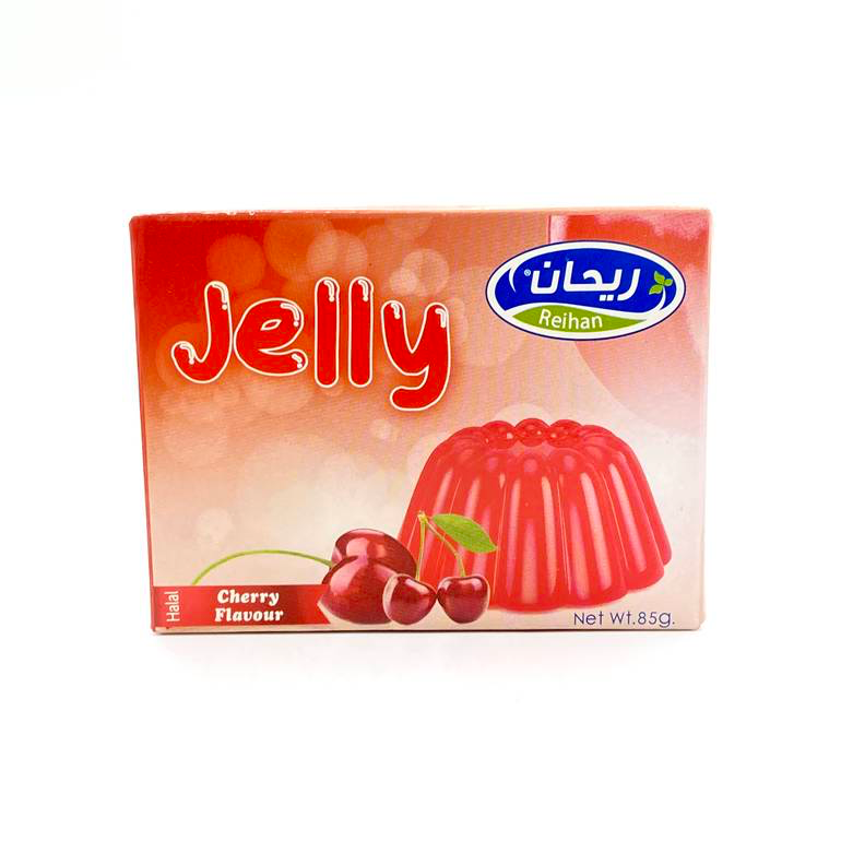 [6281102101022] REIHAN GELATIN RASBERRY 85G